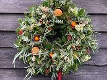 Load image into Gallery viewer, Traditional Christmas wreath
